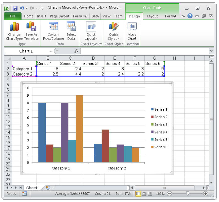 Insert Chart Simplifie