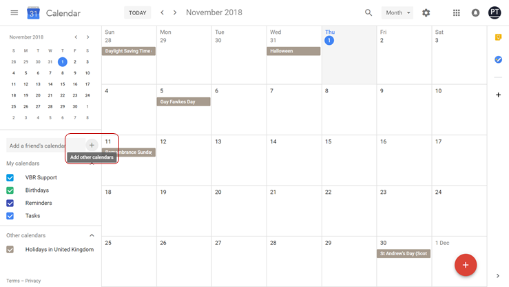 Syncing the VBR calendar to your personal email account – Simplifie